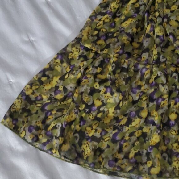 Costa Blanca Vintage Disty Floral Pleated Mini dress - Picture 7 of 12